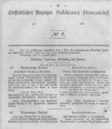 Oeffentlicher Anzeiger zum Amtsblatt No.4 der K&ouml;nigl. Preuss. Regierung zu Bromberg. 1845