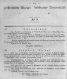 Oeffentlicher Anzeiger zum Amtsblatt No.8 der K&ouml;nigl. Preuss. Regierung zu Bromberg. 1845