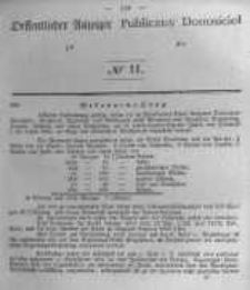 Oeffentlicher Anzeiger zum Amtsblatt No.11 der K&ouml;nigl. Preuss. Regierung zu Bromberg. 1845