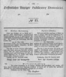 Oeffentlicher Anzeiger zum Amtsblatt No.13 der K&ouml;nigl. Preuss. Regierung zu Bromberg. 1845