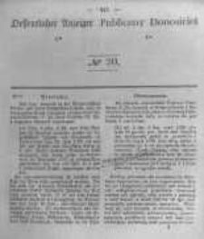 Oeffentlicher Anzeiger zum Amtsblatt No.20 der K&ouml;nigl. Preuss. Regierung zu Bromberg. 1845