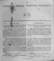 Oeffentlicher Anzeiger zum Amtsblatt No.26 der K&ouml;nigl. Preuss. Regierung zu Bromberg. 1845