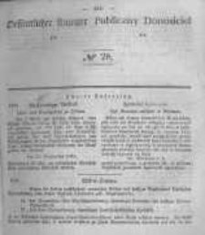 Oeffentlicher Anzeiger zum Amtsblatt No.28 der K&ouml;nigl. Preuss. Regierung zu Bromberg. 1845