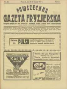 Powszechna Gazeta Fryzjerska : organ Związku Polskich Cech&oacute;w Fryzjerskich 1927.11.15 R.5 Nr22