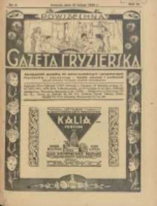 Powszechna Gazeta Fryzjerska : organ Związku Polskich Cechów Fryzjerskich 1928.02.15 R.6 Nr4