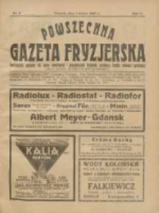 Powszechna Gazeta Fryzjerska : organ Związku Polskich Cech&oacute;w Fryzjerskich 1927.03.01 R.5 Nr5