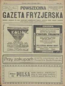 Powszechna Gazeta Fryzjerska : organ Związku Polskich Cech&oacute;w Fryzjerskich 1925.09.01 R.3 Nr9