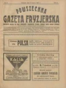 Powszechna Gazeta Fryzjerska : organ Związku Polskich Cechów Fryzjerskich 1927.03.15 R.5 Nr6