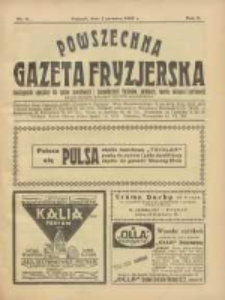 Powszechna Gazeta Fryzjerska : organ Związku Polskich Cech&oacute;w Fryzjerskich 1927.06.01 R.5 Nr11