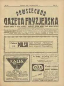 Powszechna Gazeta Fryzjerska : organ Związku Polskich Cechów Fryzjerskich 1927.06.01 R.5 Nr11