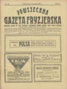 Powszechna Gazeta Fryzjerska : organ Związku Polskich Cech&oacute;w Fryzjerskich 1927.12.01 R.5 Nr23