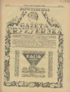 Powszechna Gazeta Fryzjerska : organ Związku Polskich Cech&oacute;w Fryzjerskich 1928.12.15 R.6 Nr24
