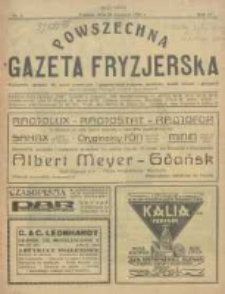 Powszechna Gazeta Fryzjerska : organ Związku Polskich Cech&oacute;w Fryzjerskich 1926.01.20 R.4 Nr1