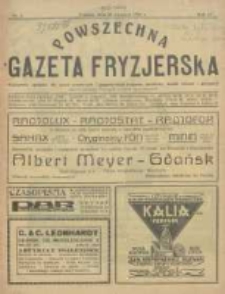 Powszechna Gazeta Fryzjerska : organ Związku Polskich Cechów Fryzjerskich 1926.01.20 R.4 Nr1