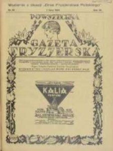 Powszechna Gazeta Fryzjerska : organ Związku Polskich Cech&oacute;w Fryzjerskich 1929.07.01 R.7 Nr13