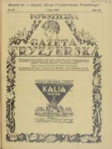 Powszechna Gazeta Fryzjerska : organ Związku Polskich Cechów Fryzjerskich 1929.07.01 R.7 Nr13