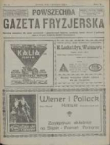 Powszechna Gazeta Fryzjerska : organ Związku Polskich Cech&oacute;w Fryzjerskich 1925.04.01 R.3 Nr4