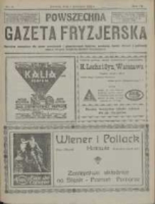 Powszechna Gazeta Fryzjerska : organ Związku Polskich Cechów Fryzjerskich 1925.04.01 R.3 Nr4