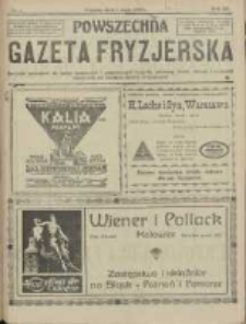 Powszechna Gazeta Fryzjerska : organ Związku Polskich Cech&oacute;w Fryzjerskich 1925.05.01 R.3 Nr5