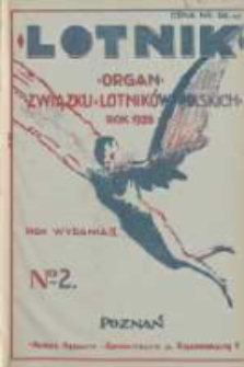 Lotnik: organ Związku Lotnik&oacute;w Polskich 1926.01.09 R.3 Nr2(41)