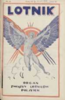Lotnik: organ Związku Lotników Polskich 1926.02.06 R.3 Nr6(45)