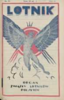 Lotnik: organ Związku Lotników Polskich 1926.05.08 R.3 Nr17(55)