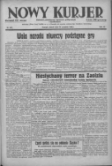 Nowy Kurjer: dziennik poświęcony sprawom politycznym i społecznym 1938.09.27 R.49 Nr221