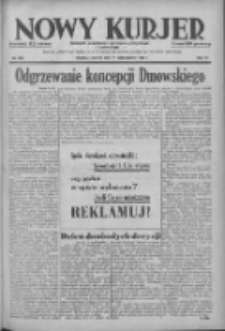 Nowy Kurjer: dziennik poświęcony sprawom politycznym i społecznym 1938.10.13 R.49 Nr235