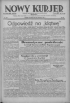 Nowy Kurjer: dziennik poświęcony sprawom politycznym i społecznym 1938.11.24 R.49 Nr269