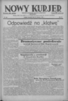 Nowy Kurjer: dziennik poświęcony sprawom politycznym i społecznym 1938.11.24 R.49 Nr269