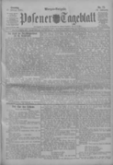 Posener Tageblatt 1911.02.12 Jg.50 Nr73