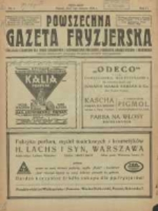 Powszechna Gazeta Fryzjerska : organ Związku Polskich Cech&oacute;w Fryzjerskich 1924.08.01 R.2 Nr1