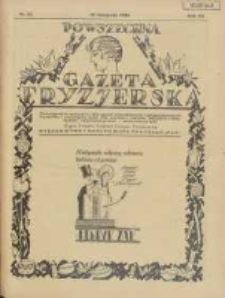 Powszechna Gazeta Fryzjerska : organ Związku Polskich Cechów Fryzjerskich 1929.11.15 R.7 Nr22
