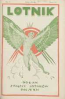 Lotnik: organ Związku Lotnik&oacute;w Polskich 1926.02.13 R.3 Nr7(46)