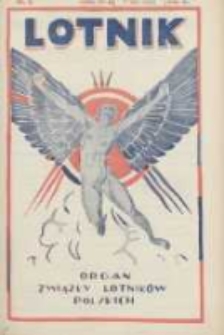 Lotnik: organ Związku Lotnik&oacute;w Polskich 1926.02.27 R.3 Nr9(48)