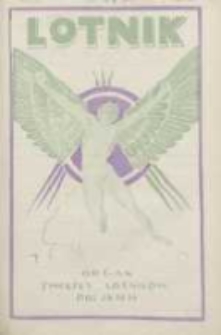 Lotnik: organ Związku Lotnik&oacute;w Polskich 1926.03.06 R.3 Nr10(49)