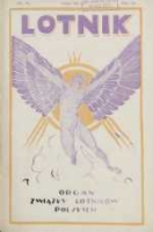 Lotnik: organ Związku Lotnik&oacute;w Polskich 1926.03.13 R.3 Nr11(50)