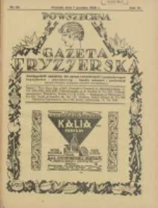 Powszechna Gazeta Fryzjerska : organ Związku Polskich Cechów Fryzjerskich 1928.12.01 R.6 Nr23