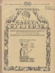 Powszechna Gazeta Fryzjerska : organ Związku Polskich Cech&oacute;w Fryzjerskich 1930.01.16 R.8 Nr2