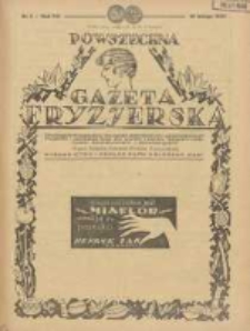 Powszechna Gazeta Fryzjerska : organ Związku Polskich Cech&oacute;w Fryzjerskich 1930.02.16 R.8 Nr4