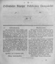 Oeffentlicher Anzeiger zum Amtsblatt No.2 der Königl. Preuss. Regierung zu Bromberg. 1845