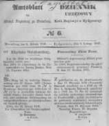 Amtsblatt der Königlichen Preussischen Regierung zu Bromberg. 1846.02.06 No.6
