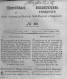 Amtsblatt der K&ouml;niglichen Preussischen Regierung zu Bromberg. 1846.03.06 No.10