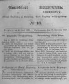 Amtsblatt der K&ouml;niglichen Preussischen Regierung zu Bromberg. 1846.04.10 No.16