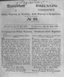 Amtsblatt der K&ouml;niglichen Preussischen Regierung zu Bromberg. 1846.05.22 No.22