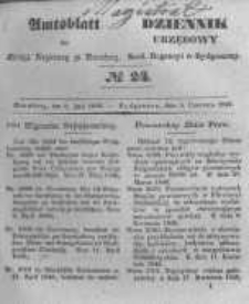 Amtsblatt der K&ouml;niglichen Preussischen Regierung zu Bromberg. 1846.06.05 No.24