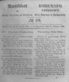 Amtsblatt der K&ouml;niglichen Preussischen Regierung zu Bromberg. 1846.08.28 No.36