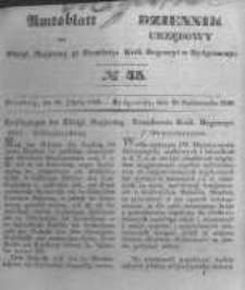 Amtsblatt der K&ouml;niglichen Preussischen Regierung zu Bromberg. 1846.10.30 No.45