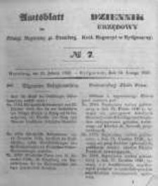 Amtsblatt der Königlichen Preussischen Regierung zu Bromberg. 1847.02.12 No.7