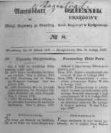 Amtsblatt der K&ouml;niglichen Preussischen Regierung zu Bromberg. 1847.02.19 No.8